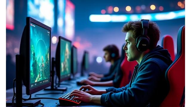 صورة توضيحية لبطولة رياضات إلكترونية حماسية